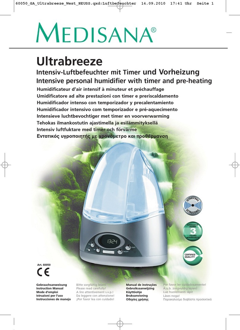 Medisana Ultrabreeze instruction manual