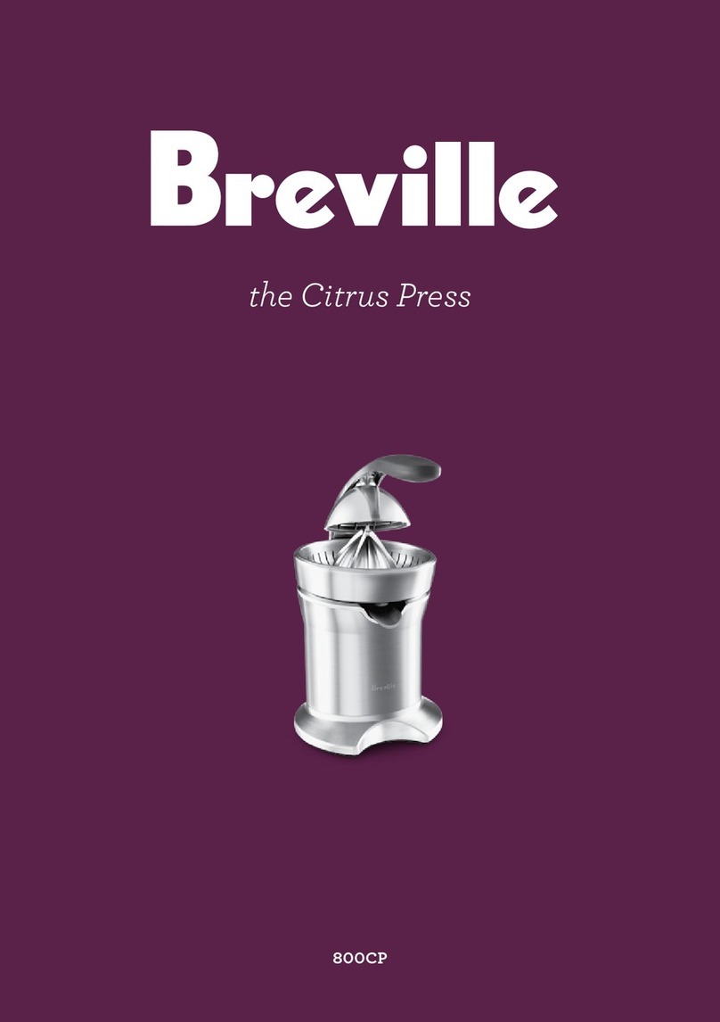 Breville 800CP user manual