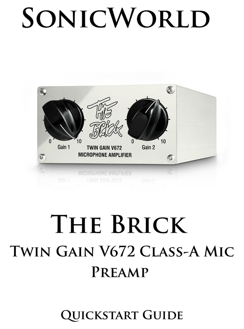 Sonic World THE BRICK quick start guide