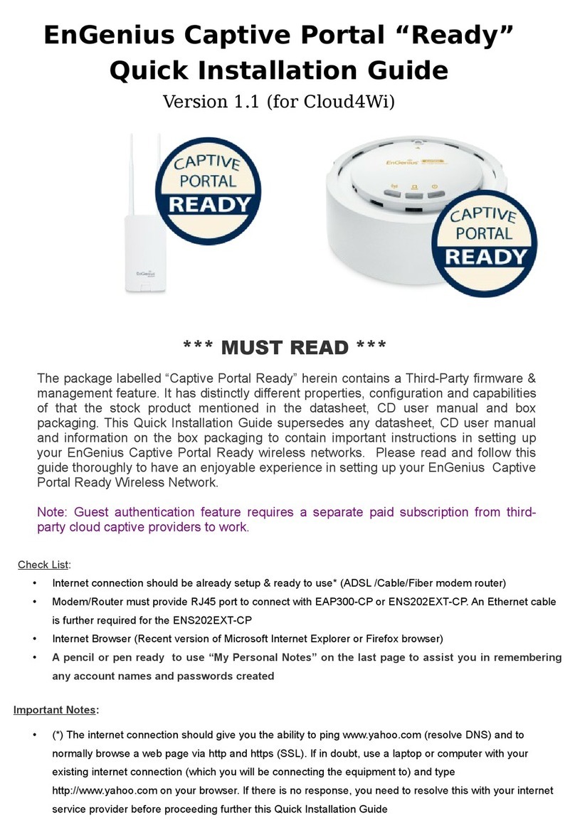 EnGenius caprive portal ready User manual