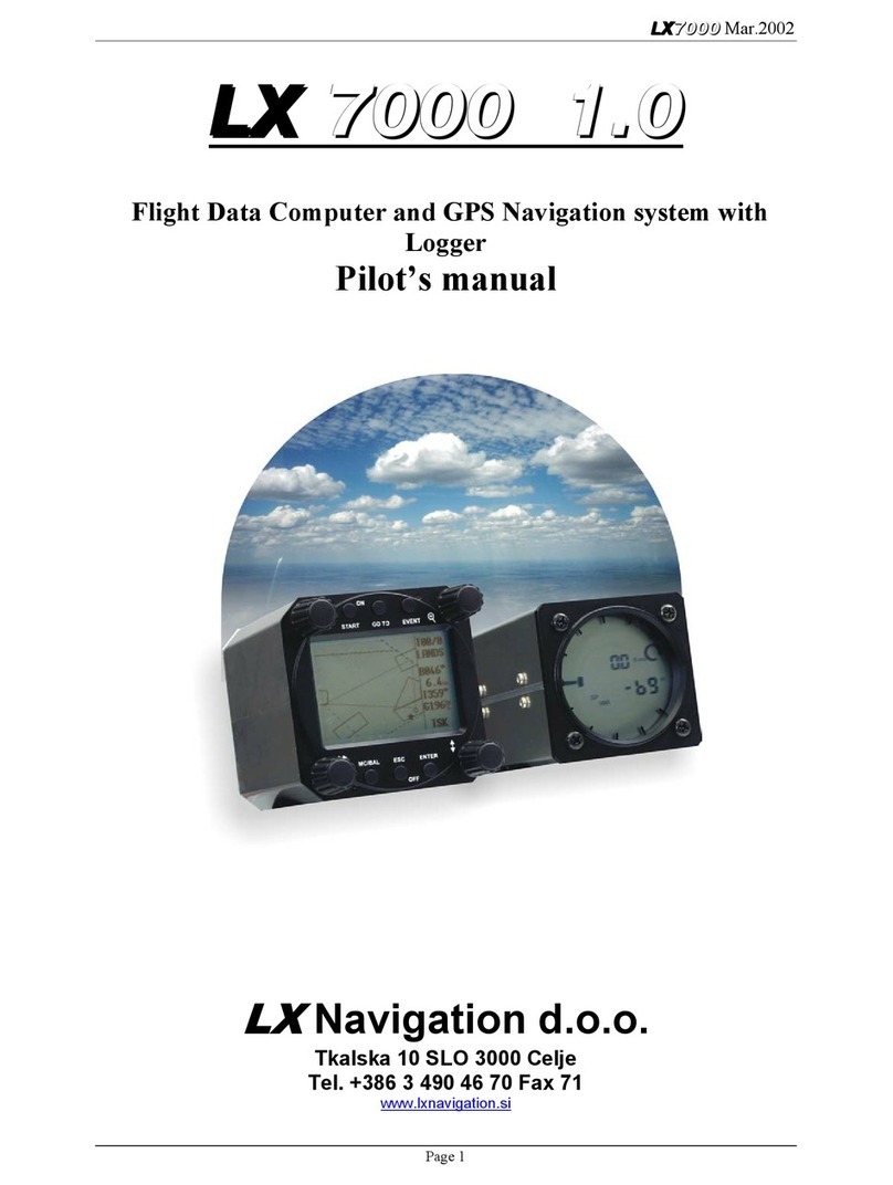 LX Navigation lx 7000 Pilot's manual