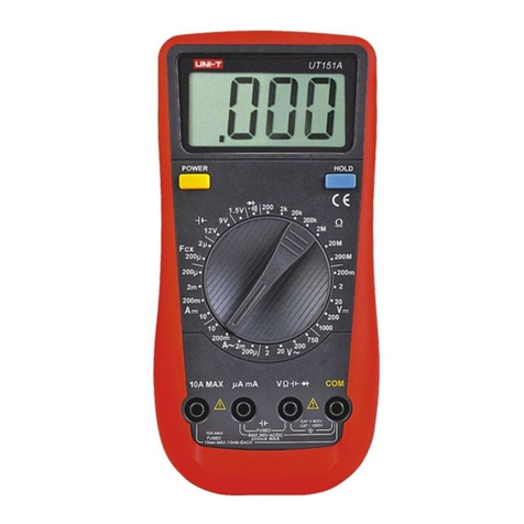 Unit UT151A operating manual