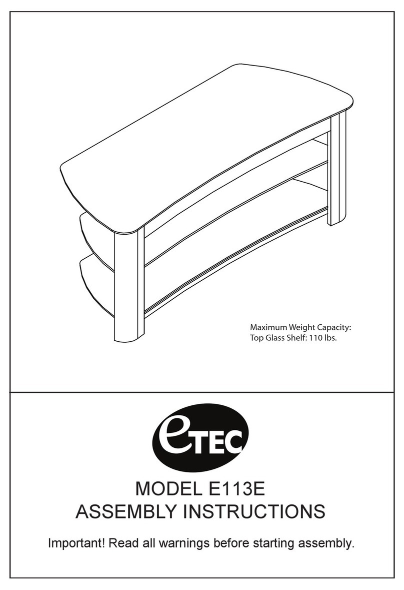 Etec E113E Assembly instructions Etec E113E Assembly instructions