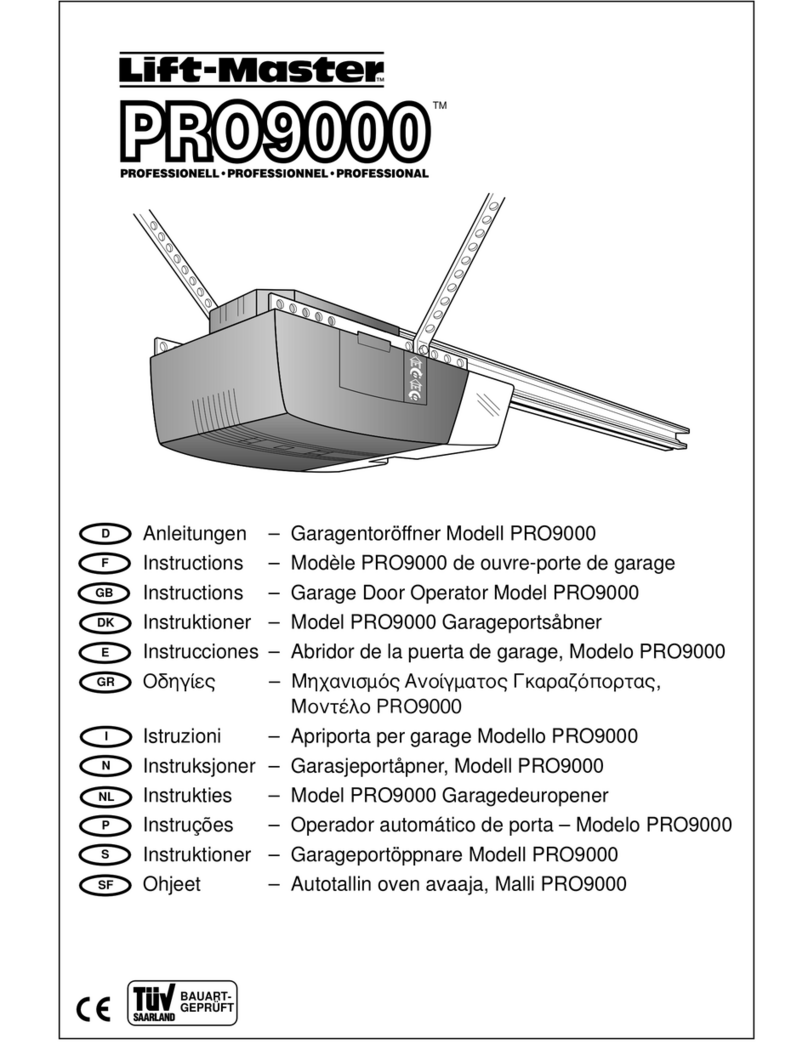 Chamberlain PRO9000 User manual