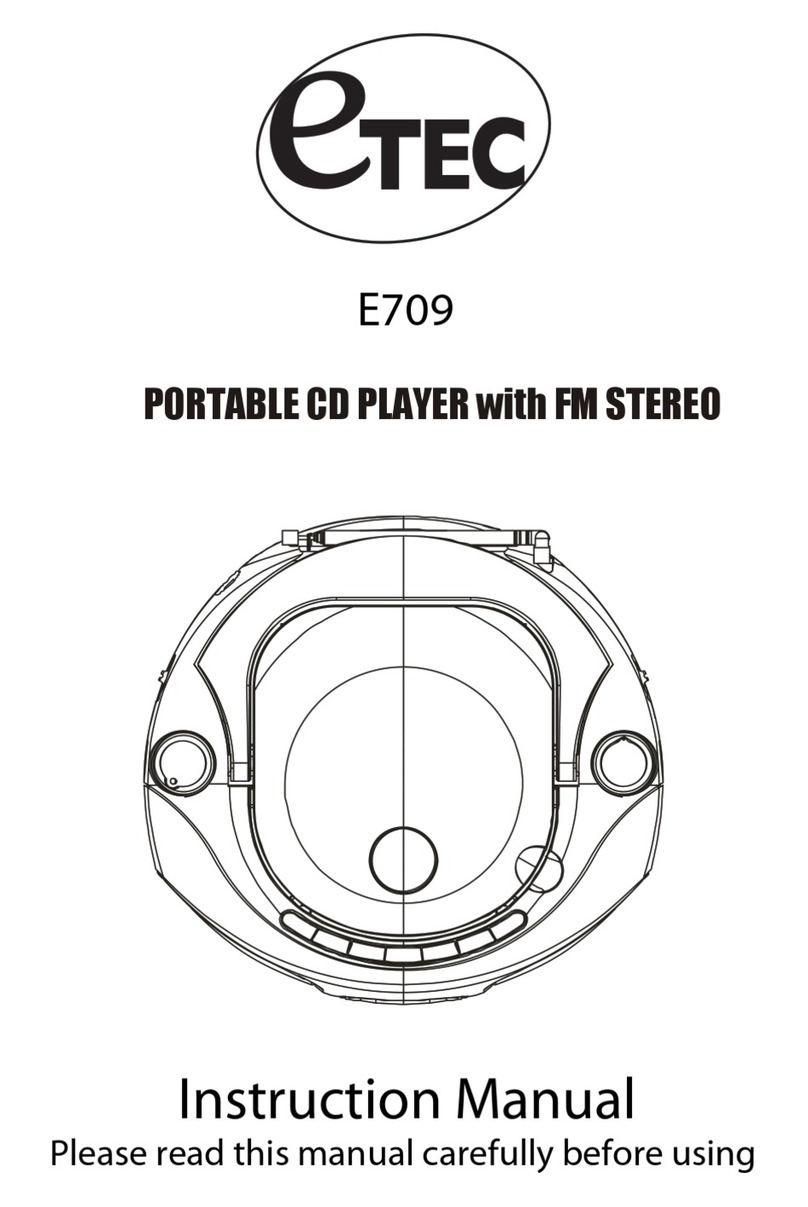 Etec e709 instruction manual