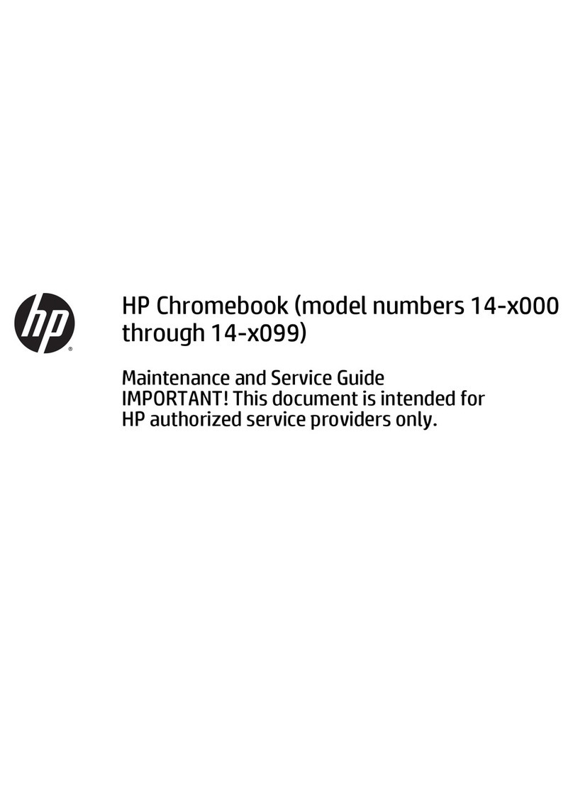 HP Chromebook 14-X0 SERIES Manual HP Chromebook 14-X0 SERIES Manual