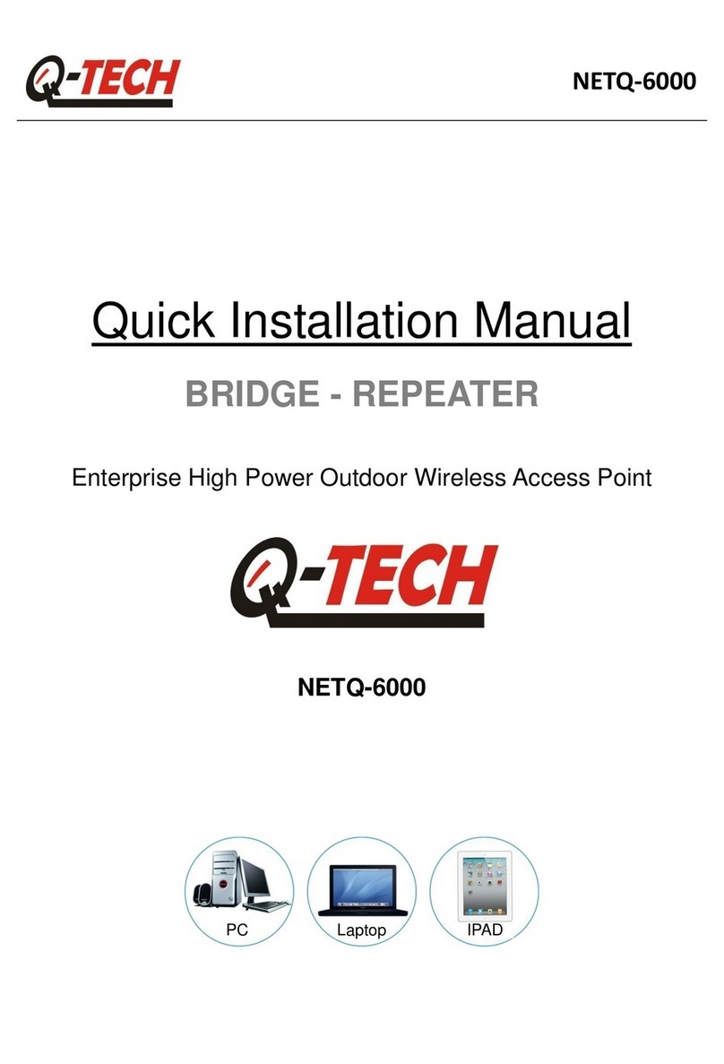 q-Tech NETQ-6000 Quick installation manual