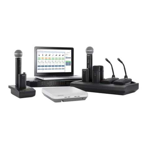 Shure MICROFLEX MXW User manual Shure MICROFLEX MXW User manual