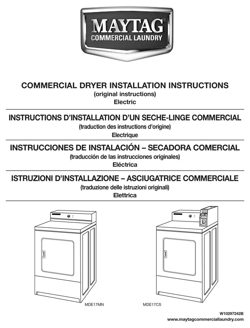 Maytag MDE17MN User manual