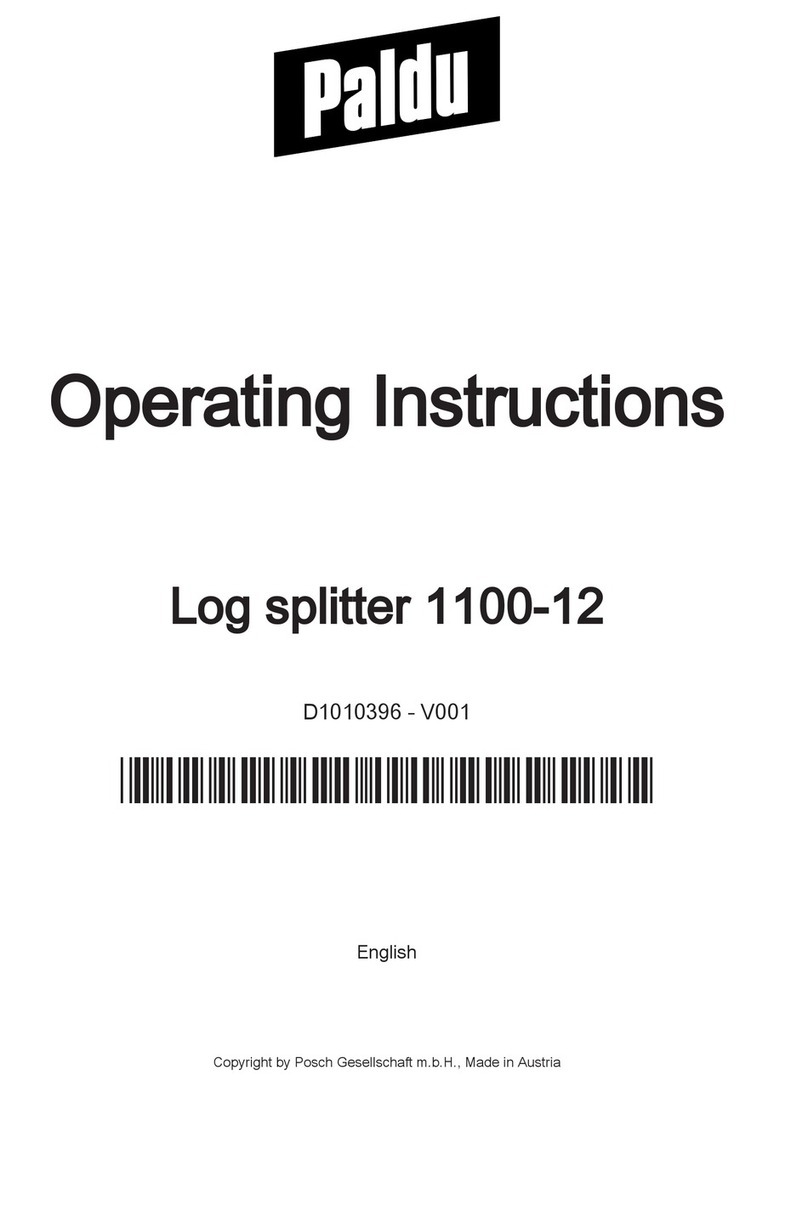 PALDU 1100-12 operating instructions