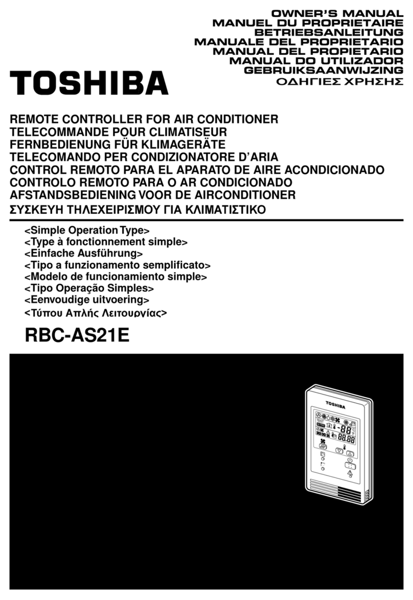 Toshiba RBC-AS21E owner's manual