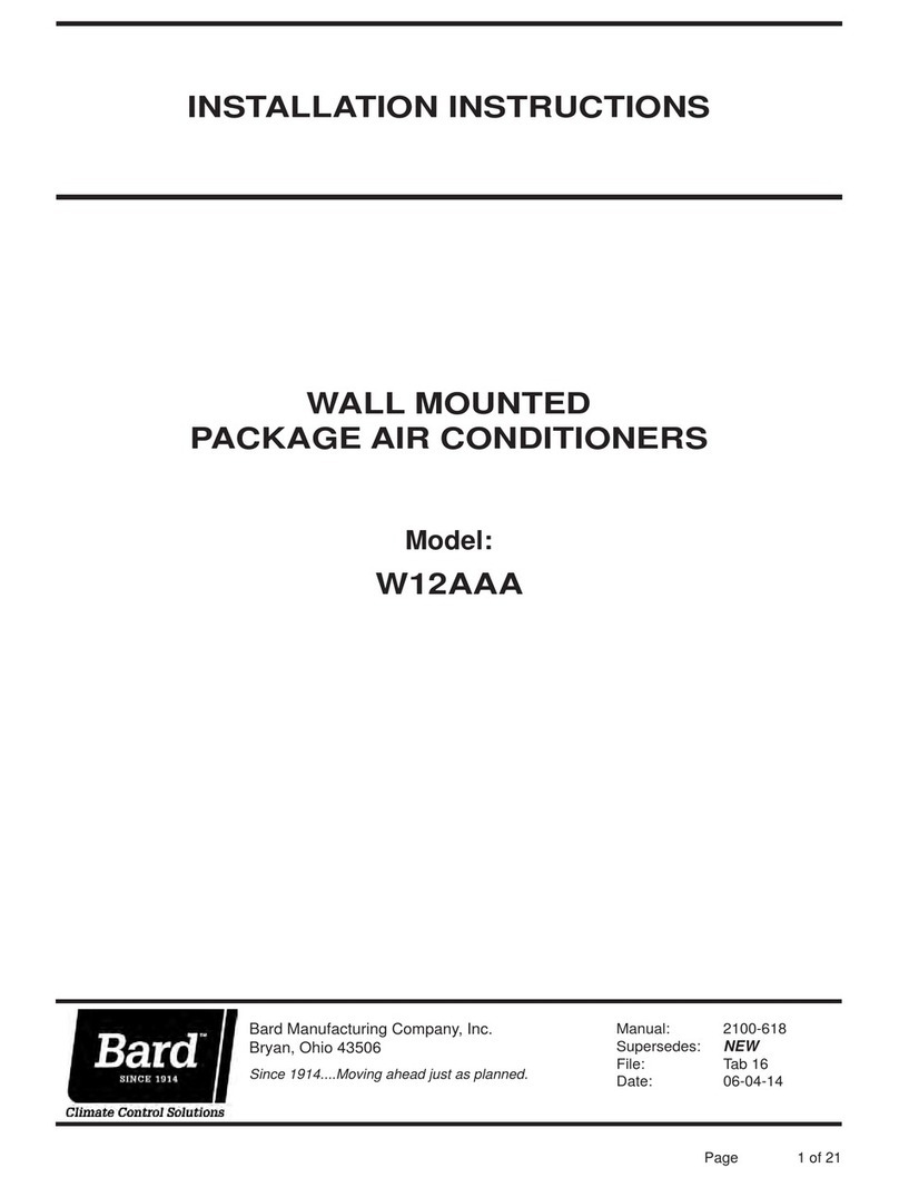 Bard W12AAA User manual