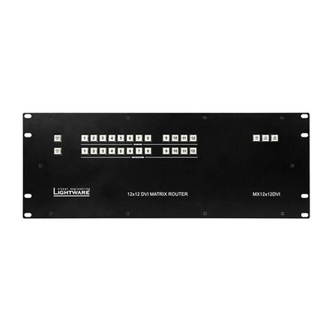 Lightware MX16x16DVI-Plus User manual