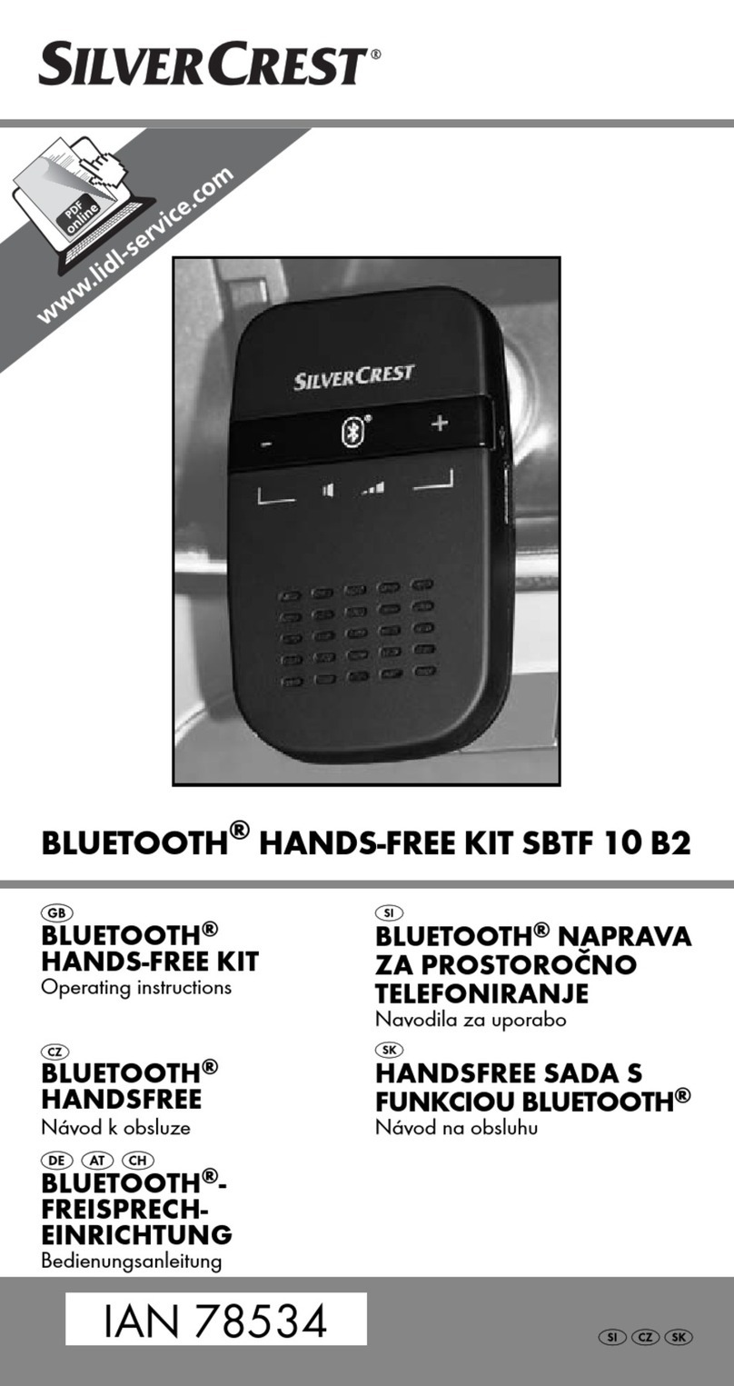 Silvercrest SBTF 10 B2 operating instructions