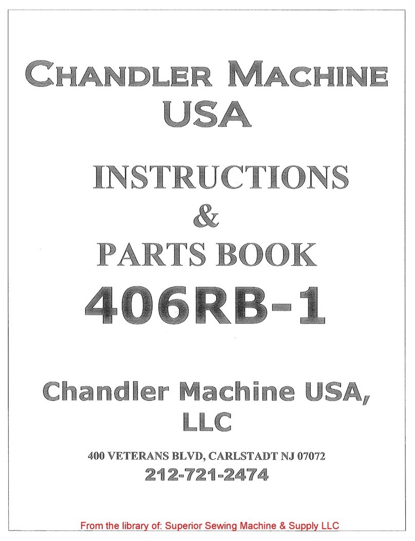 Chandler 406RB-1 User manual