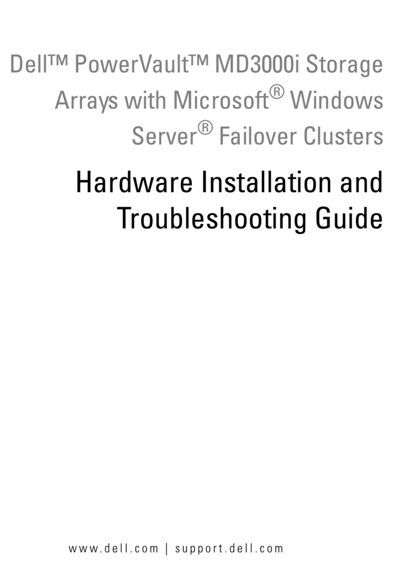 Dell PowerVault MD3000i Installation and troubleshooting guide