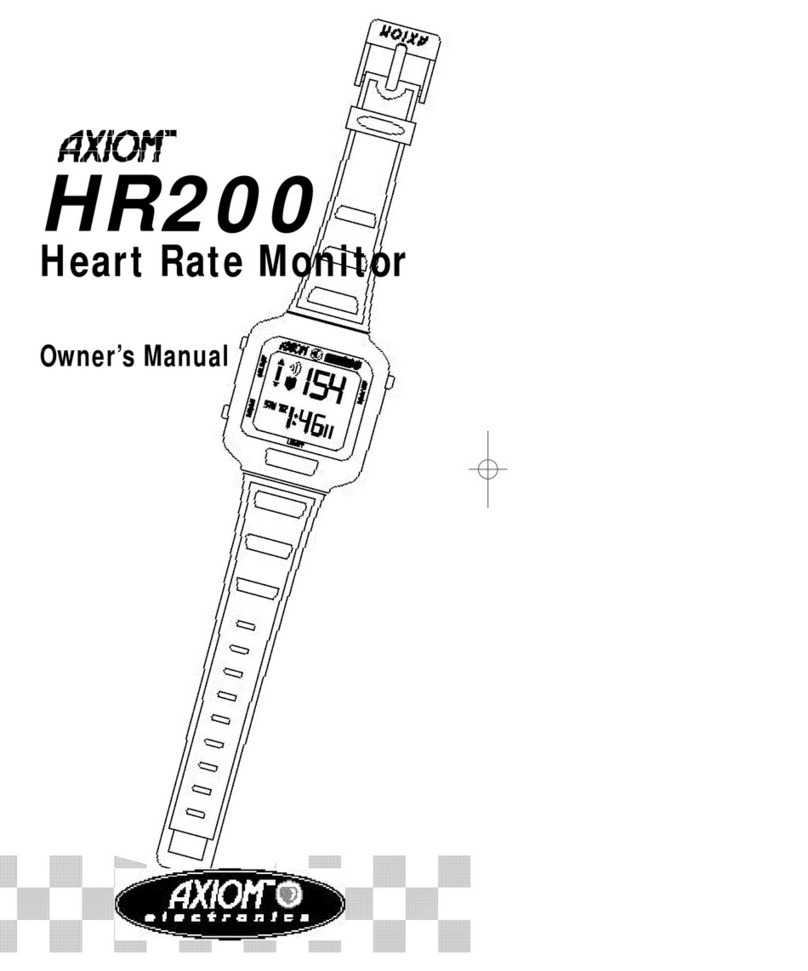 Axiom HR200 owner's manual