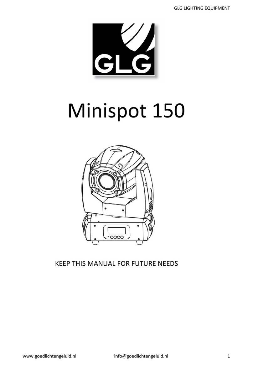 GLG minispot 150 User manual
