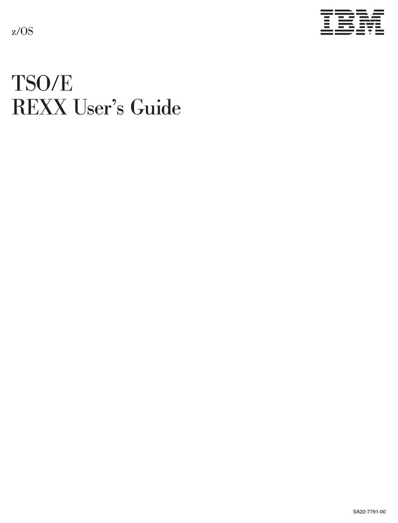 IBM TSO/E REXX User manual