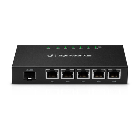 Ubiquiti edgerouter X SFP User manual