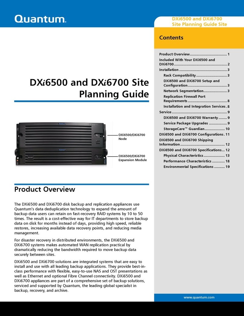 Quantum DXi6500 series Planning guide