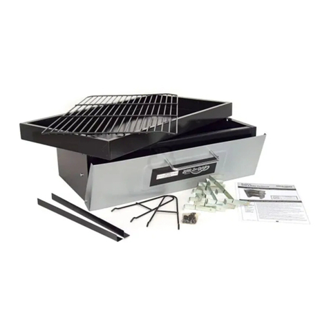 BAR-BE-QUICK build in grill & bake User manual