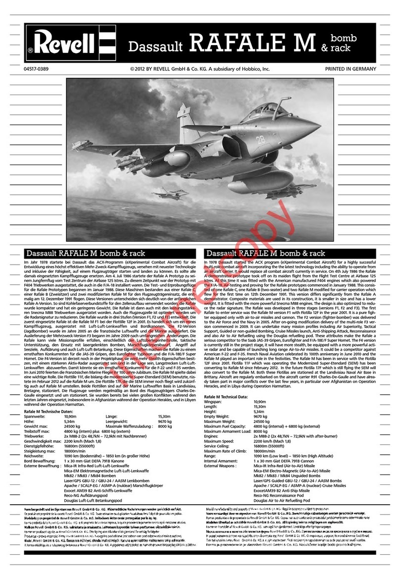 REVELL 04517 Instructions for use