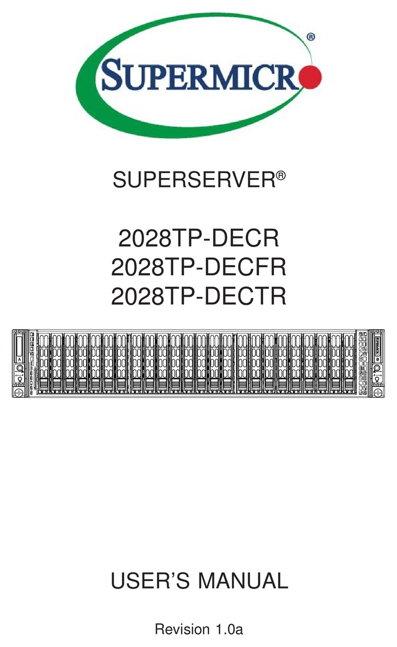 Super Micro General SUPERSERVER 2028TP-DECR user manual