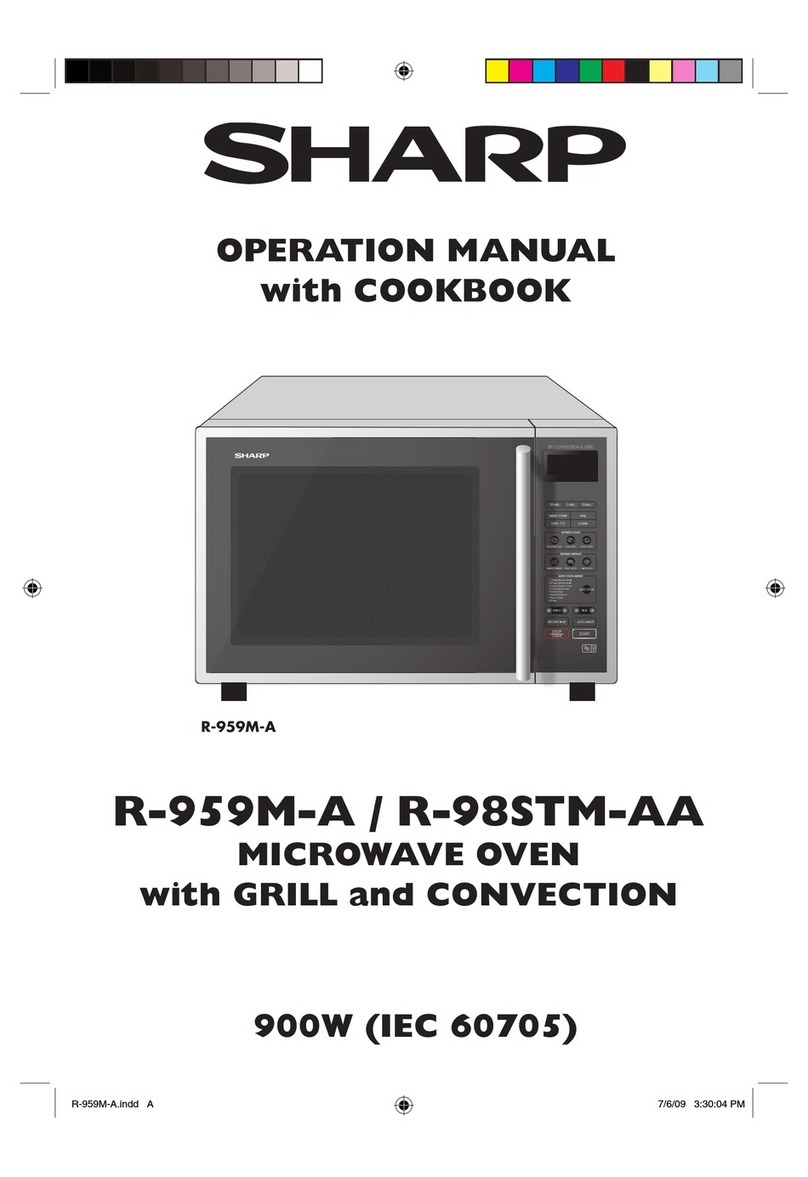 Sharp R959MA Instruction Manual