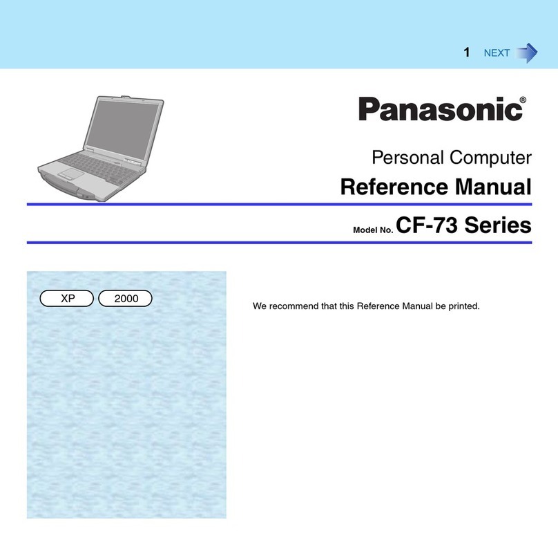 Panasonic Toughbook CF-73 Series User manual