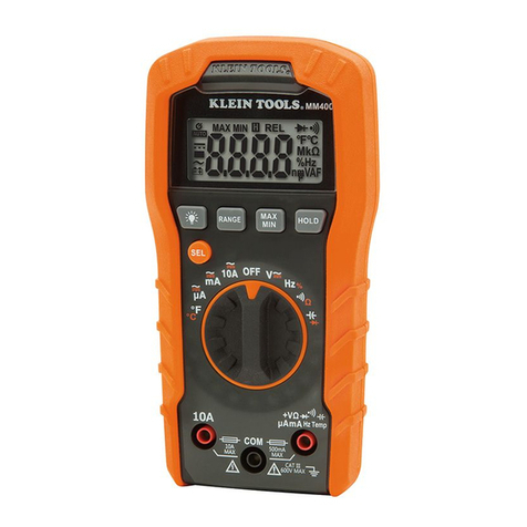 Klein Tools MM400 User manual