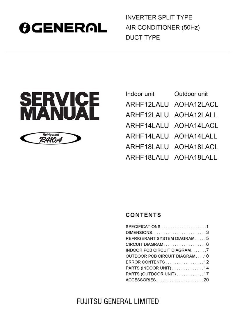 Fujitsu ARHF12LALU User manual