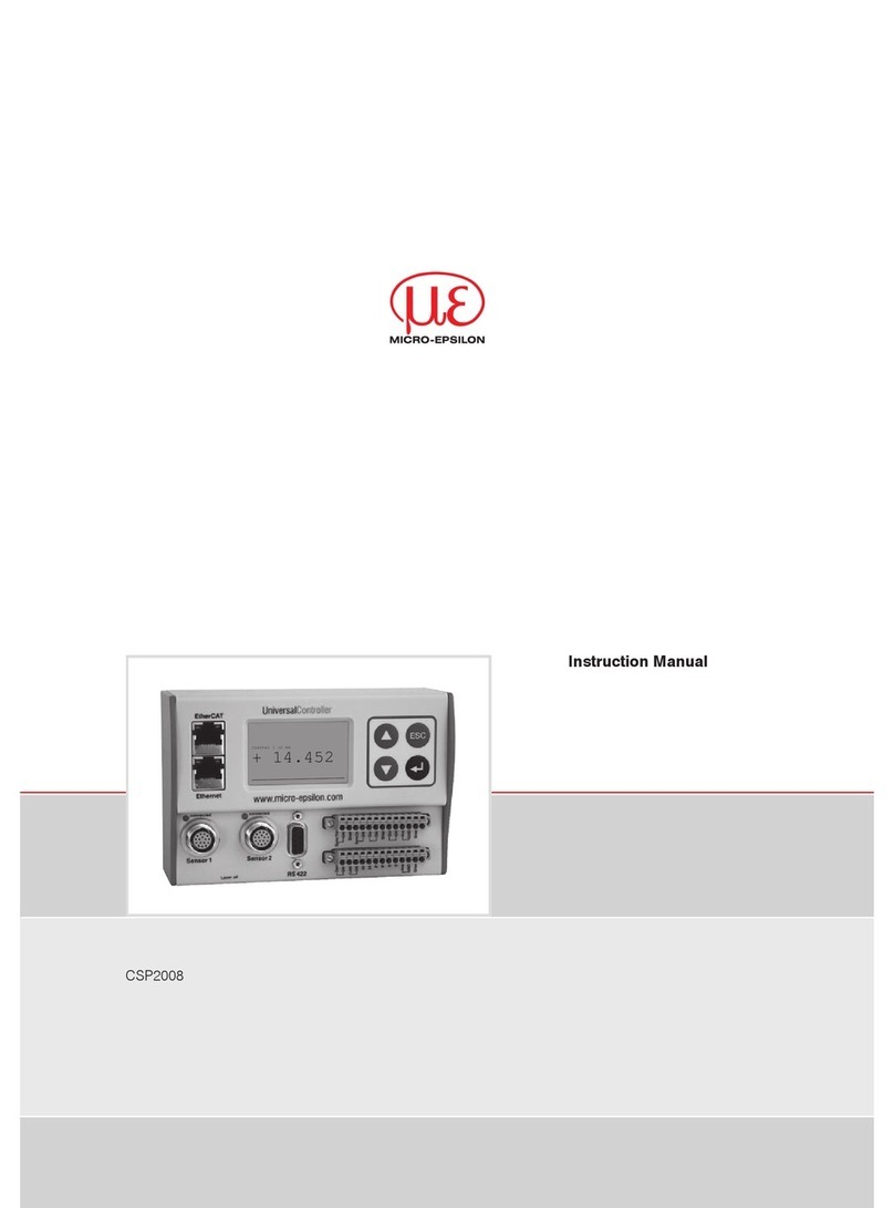 MICRO-EPSILON CSP2008 User manual