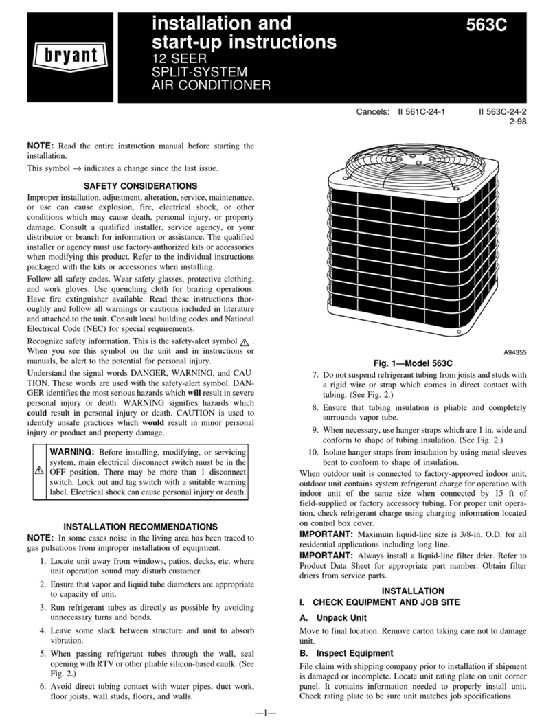 Bryant 593C Series Instructions and recipes