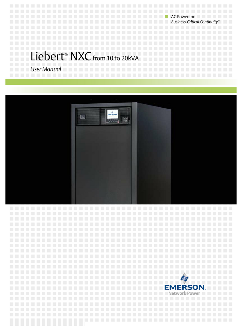 Emerson Liebert NXC user manual