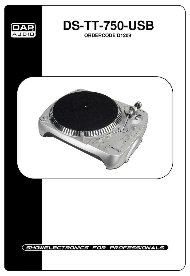 DAPAudio DS-TT-750-USB manual