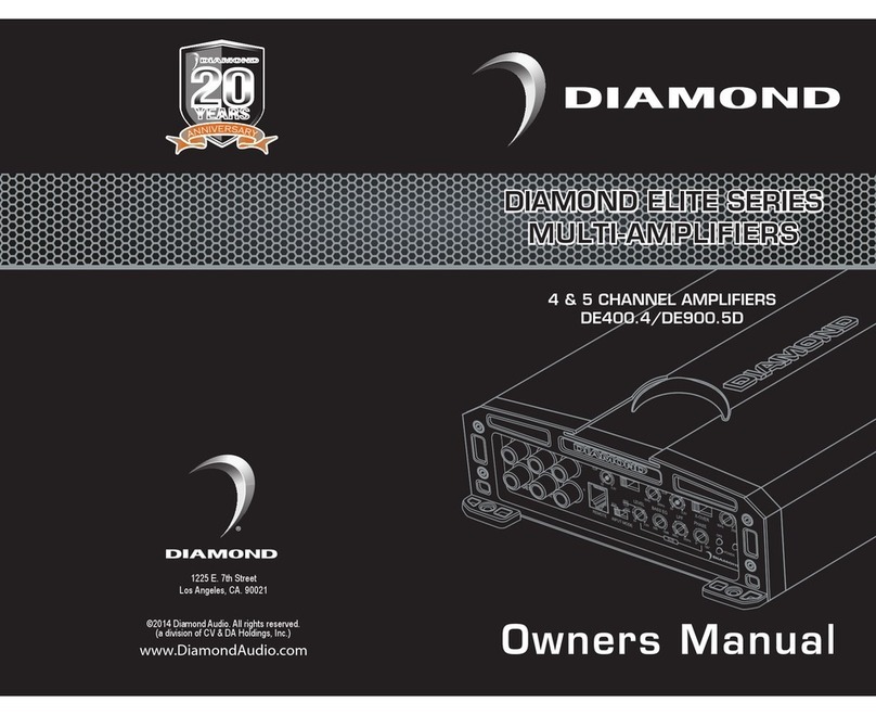 Diamond DE400.4 User manual