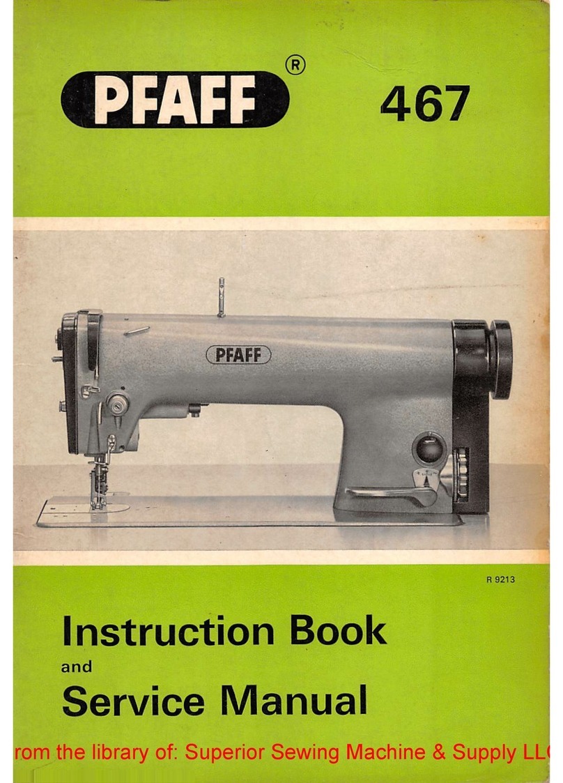 Pfaff 467 User manual