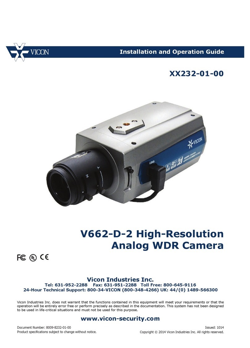 Vicon V662-D-2 Operating instructions