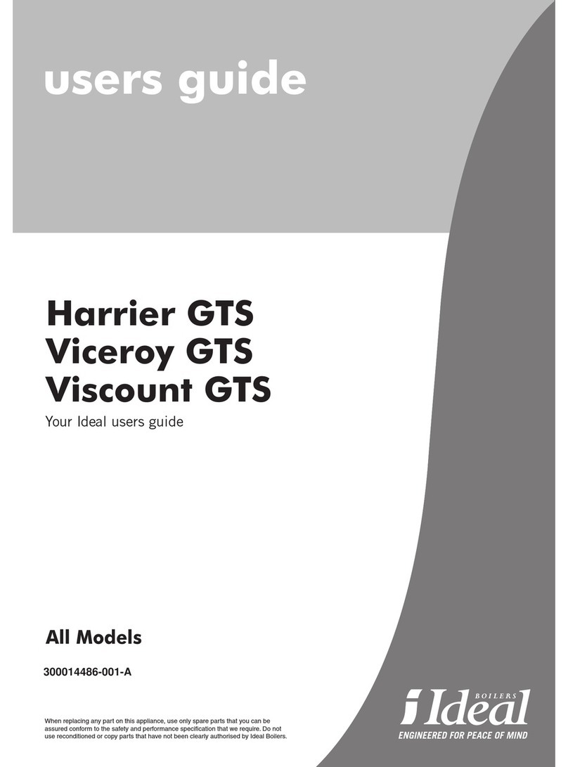 Ideal Boilers Harrier GTS User manual