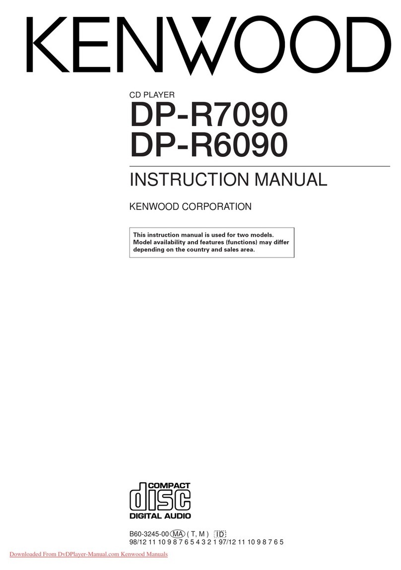 Kenwood DP-R7090 User manual