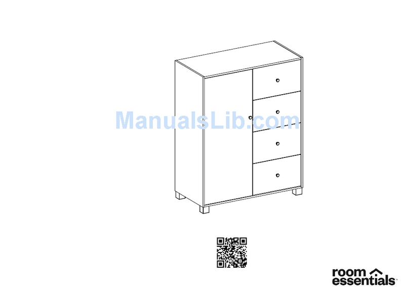 Room essentials 249-05-0418 Assembly instructions Room essentials 249-05-0418 Assembly instructions