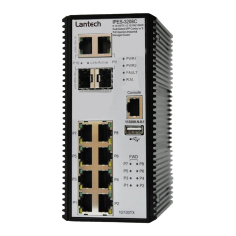 Lantech IES-3208C User manual