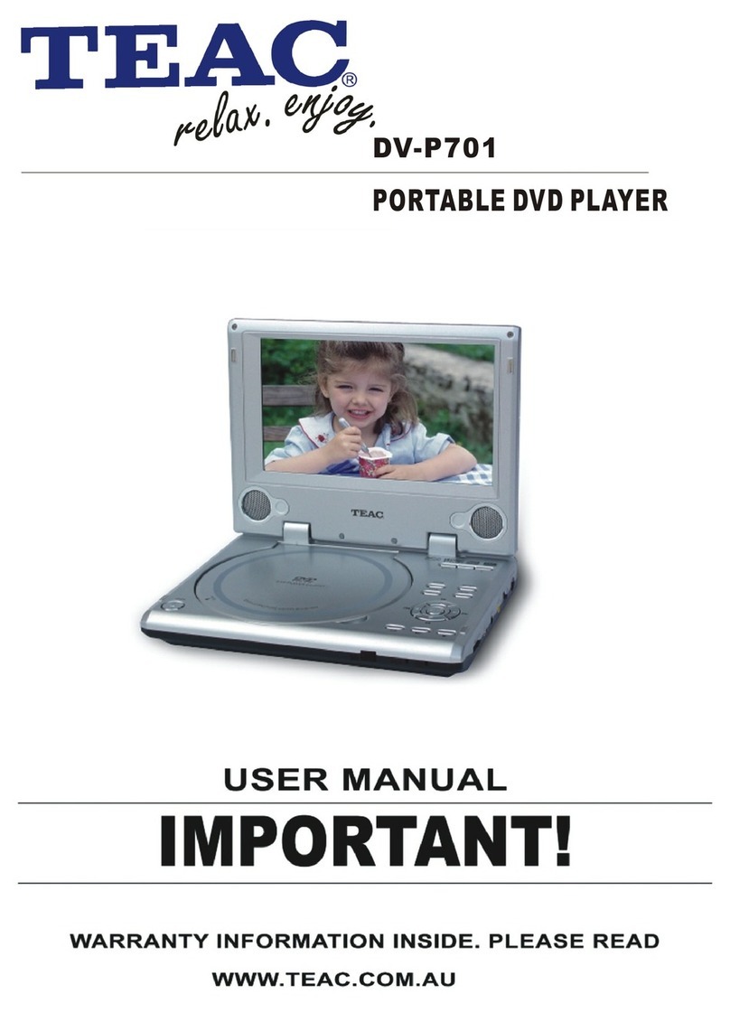 Teac DV-P701 user manual