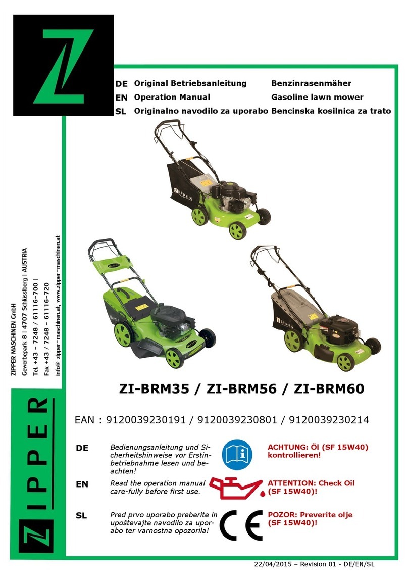 Zipper Mowers ZI-BRM35 Operation manual