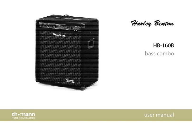 thomann Harley Benton HB-160B user manual