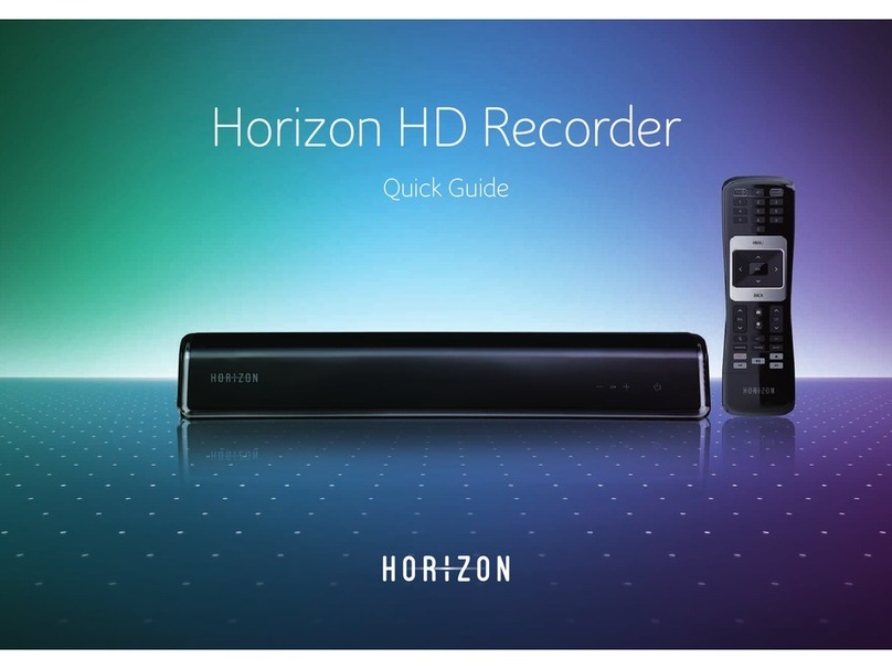 UPC Cablecom Horizon quick guide