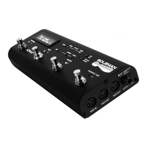 Source Audio Soleman User manual Source Audio Soleman User manual