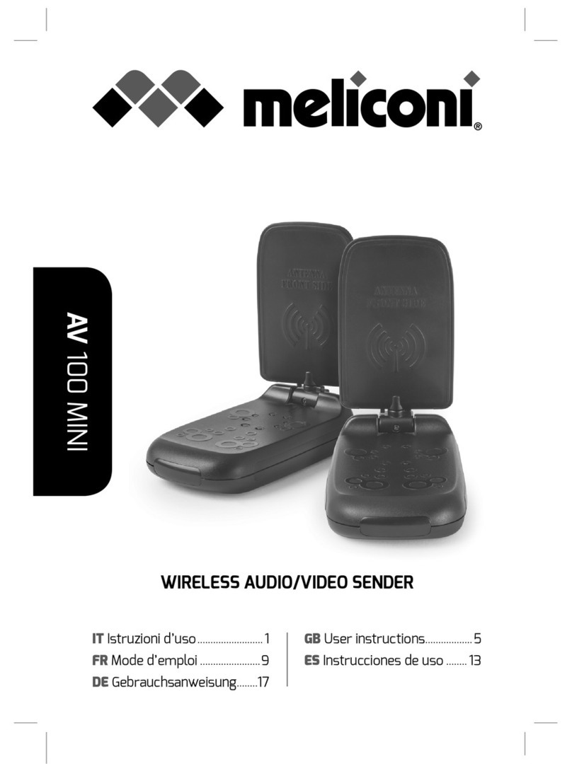 MELICONI AV 100 MINI User instructions