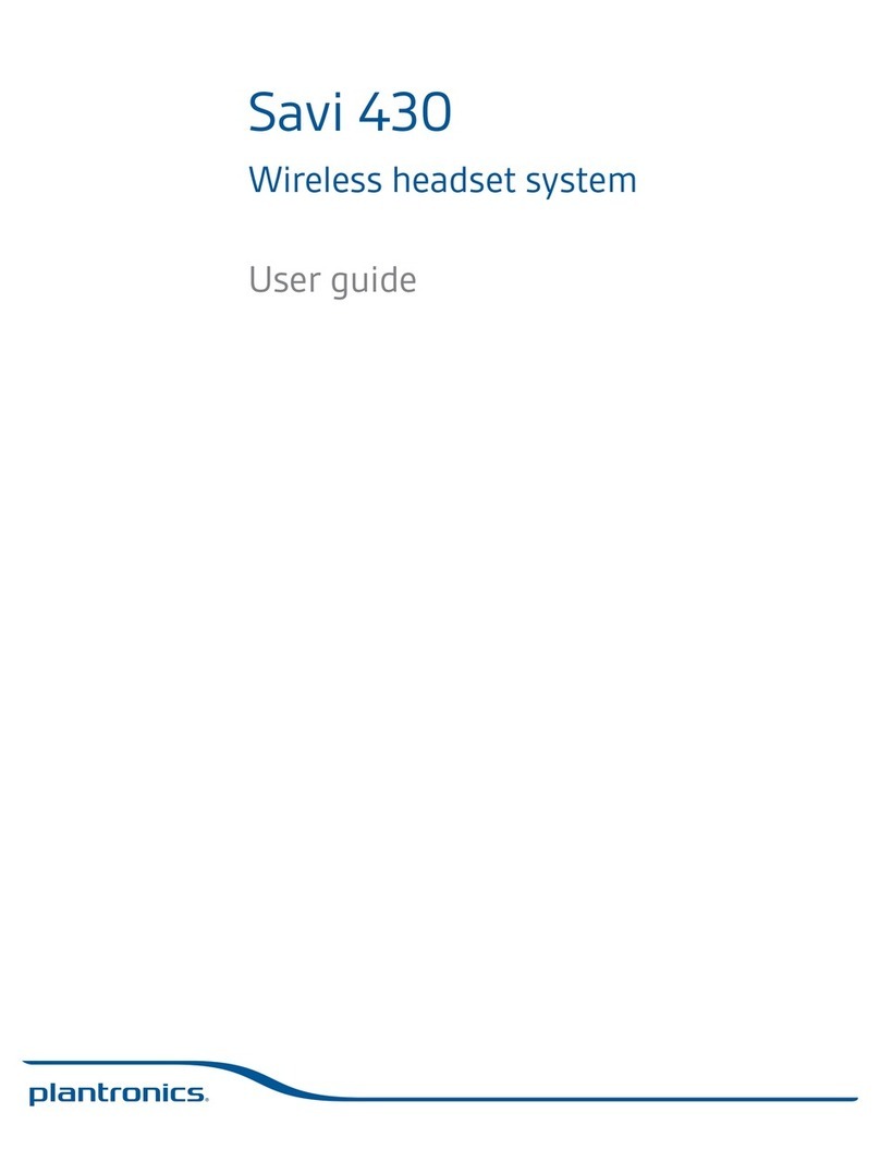 Plantronics Savi 430 User manual